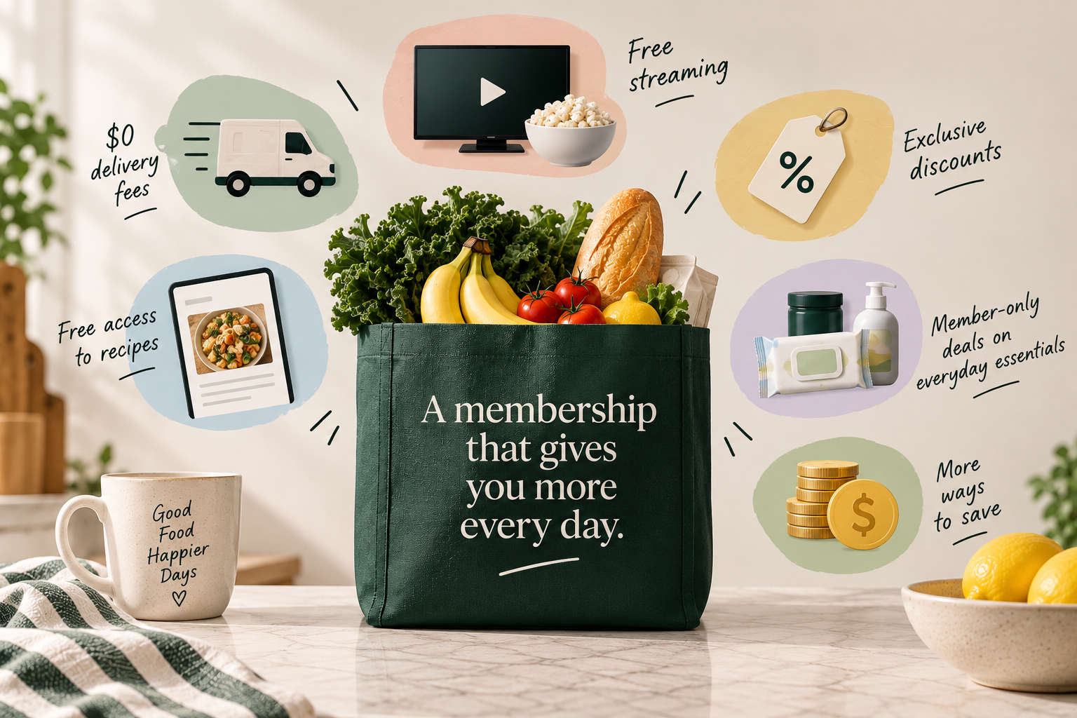 Instacart+ benefits