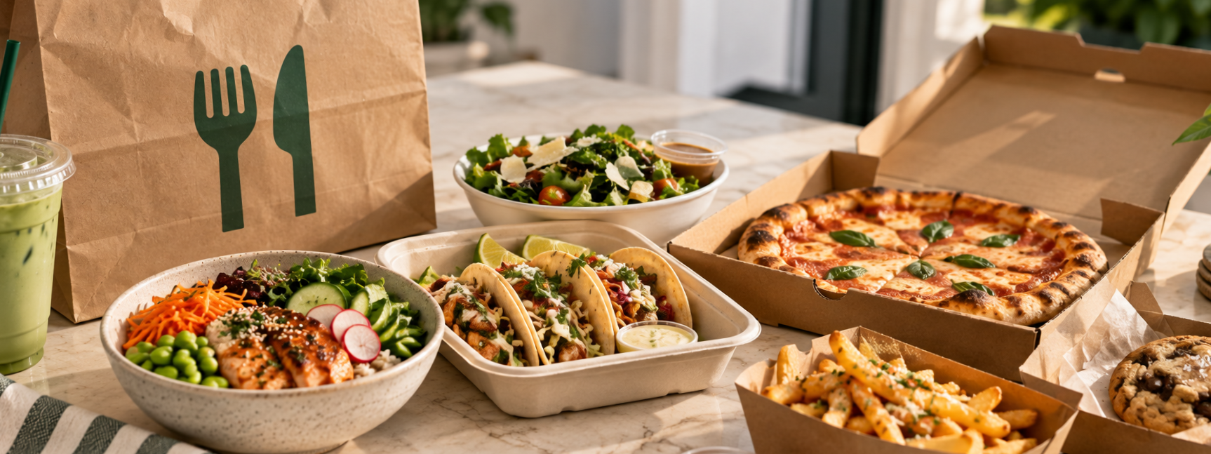 Restaurants in partnership with Uber Eats