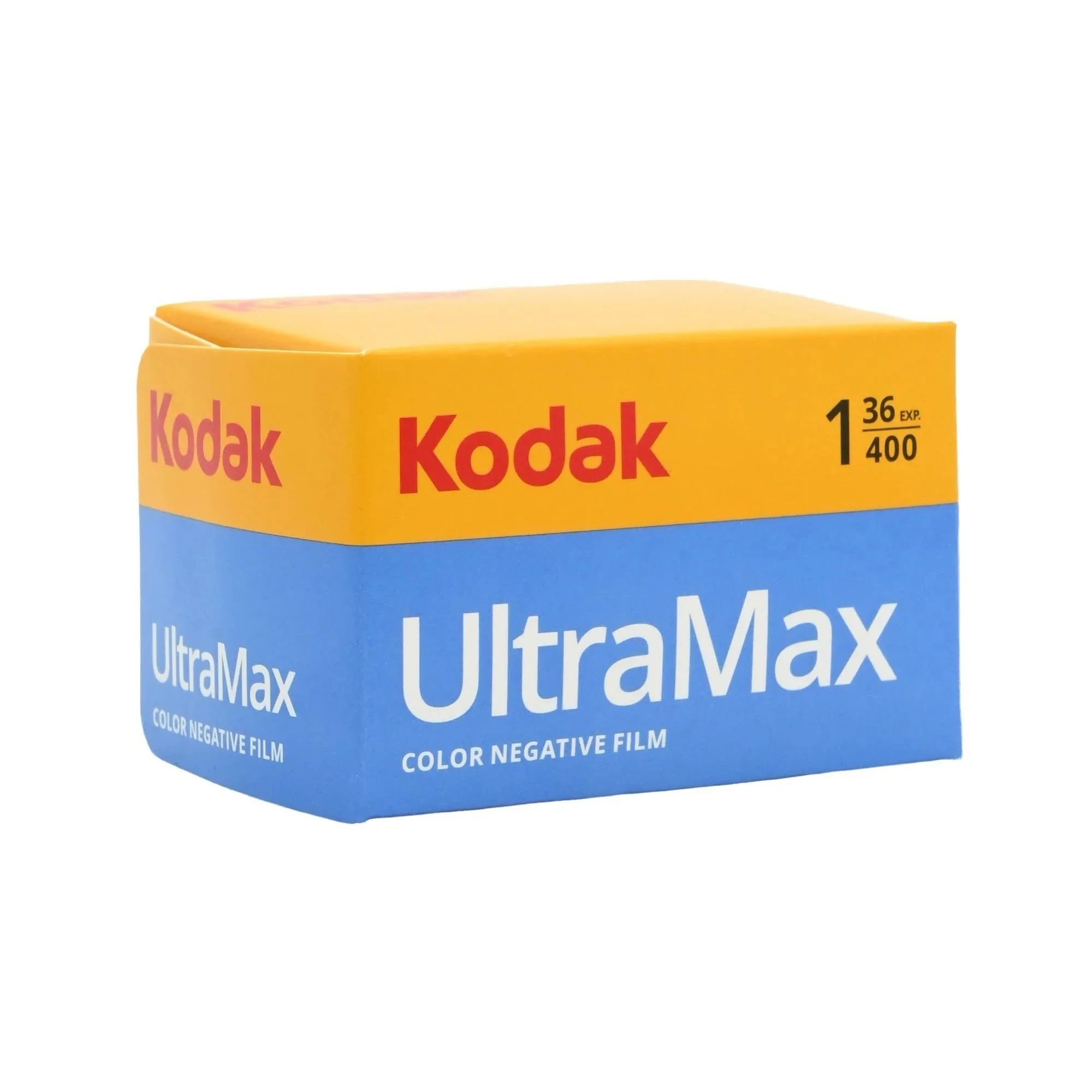Kodak UltraMax 400 35mm colour film, 36 exposures