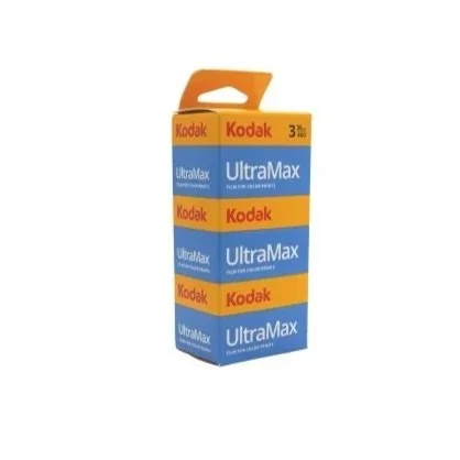 Kodak UltraMax 400 35mm colour film, pack of 3 rolls