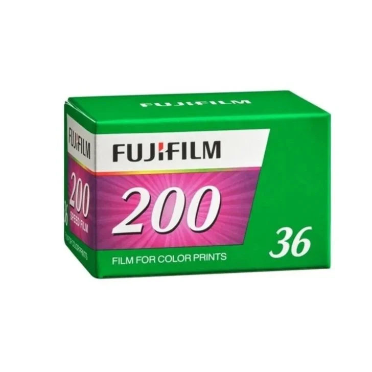 Fujifilm C200 35mm colour film, 36 exposures