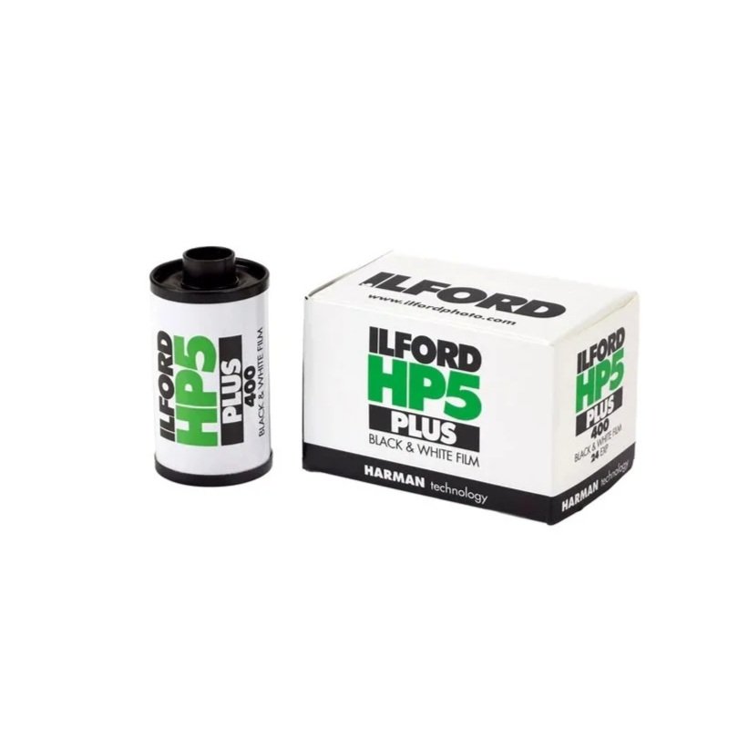 Ilford HP5 Plus 400 35mm black and white film, 36 exposures