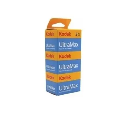 Kodak UltraMax 400 35mm colour film, pack of 3 rolls