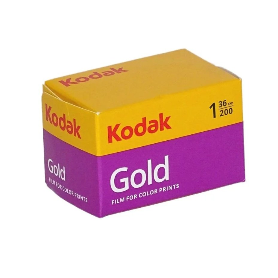 Kodak Gold 200 35mm colour film, 36 exposures