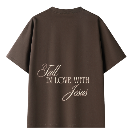 Fall In Love With Jesus Oversized T-Shirt