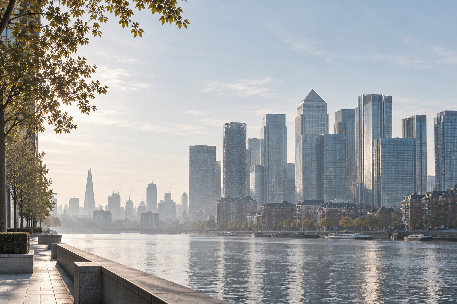 Canary Wharf, London - international business district representing Heidi A. Lawson PLLC's cross-border legal, regulatory and strategic work.