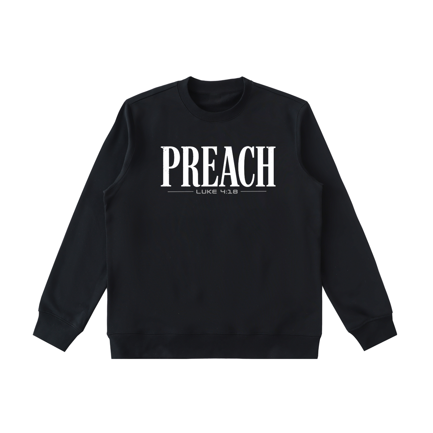 Preach (GRAY) — Crewneck Sweatshirt