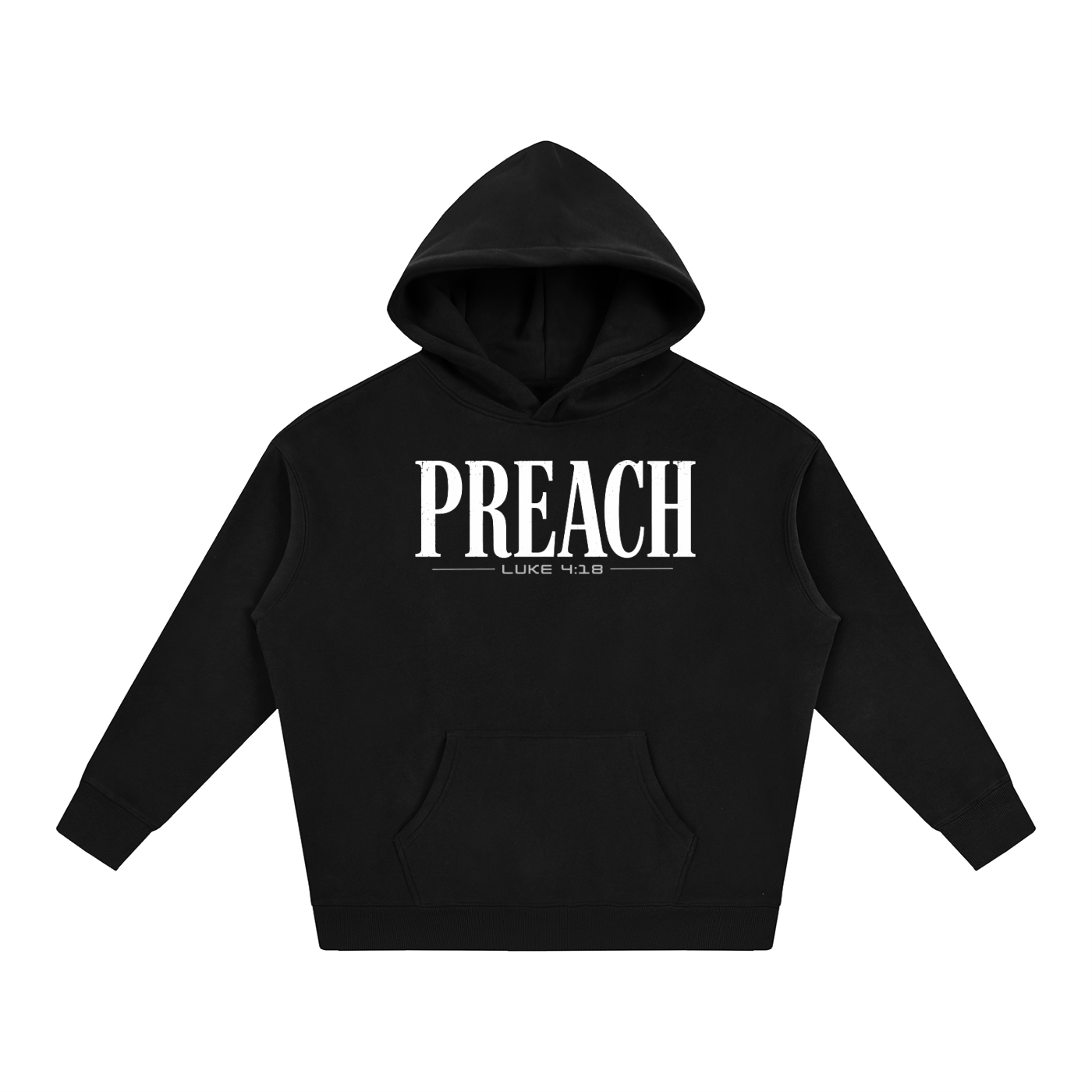 Preach (GRAY) — Oversized Hoodie