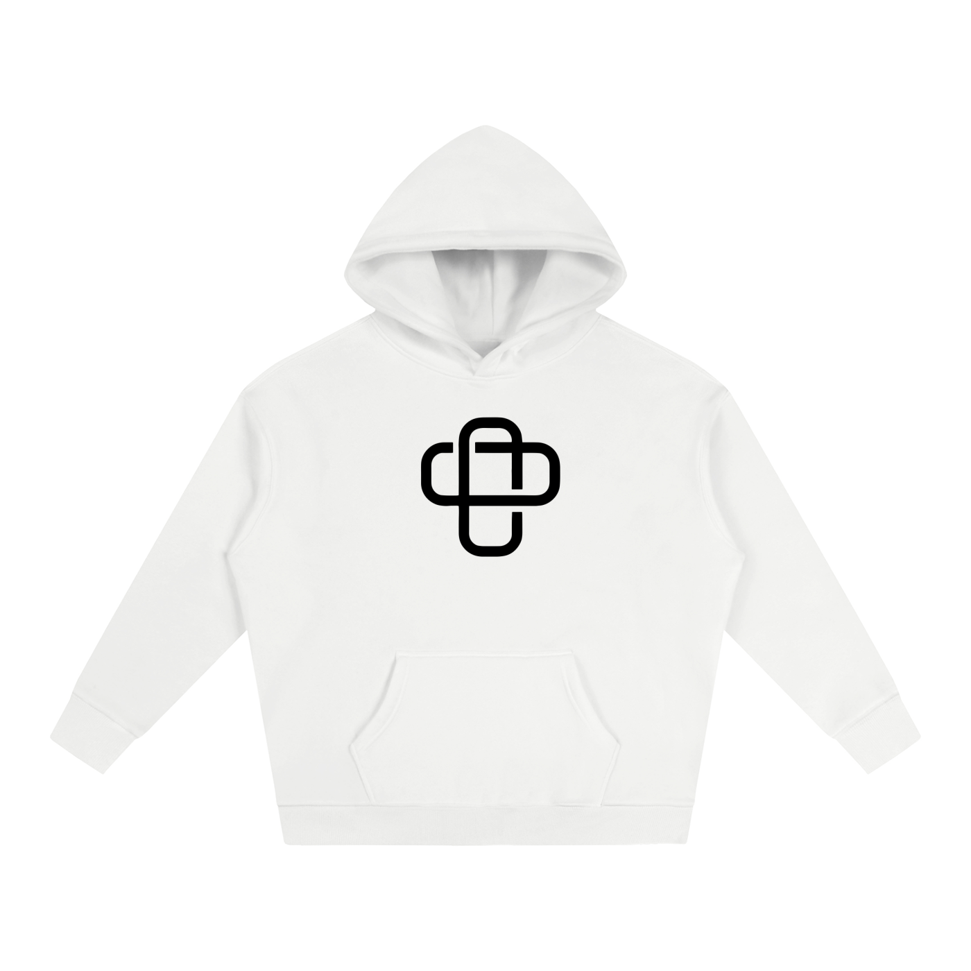 L.R.E. White — Oversized Hoodie