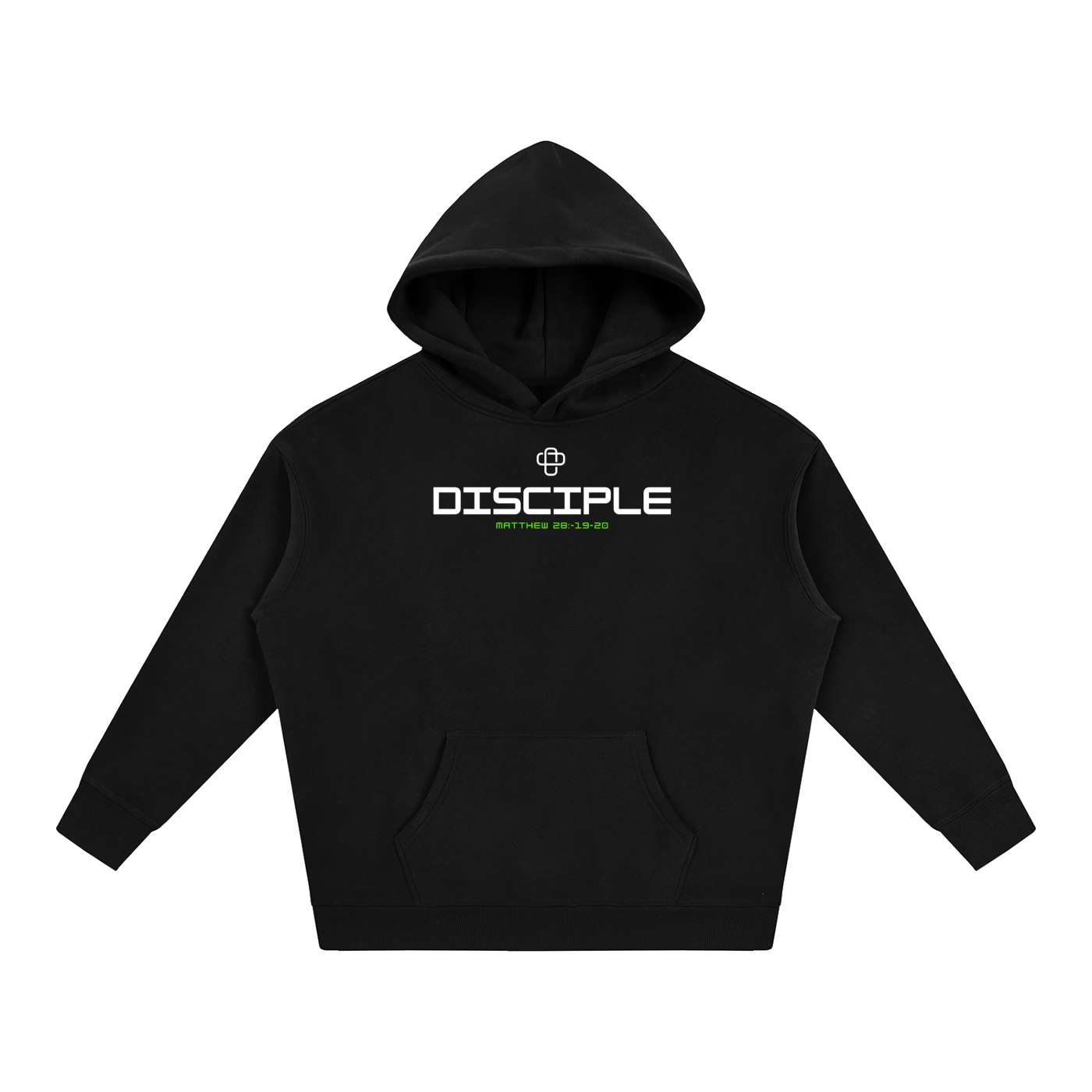 DISCIPLE (GREEN) — Oversized Hoodie