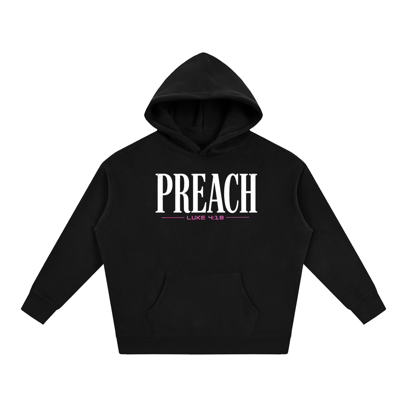 Preach (PINK) — Oversized Hoodie