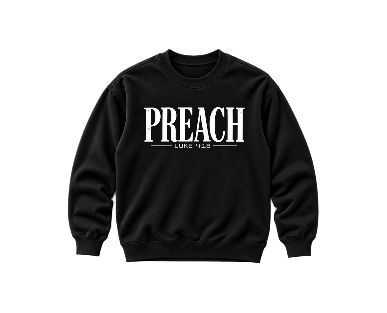 Preach (GRAY) — Crewneck Sweatshirt