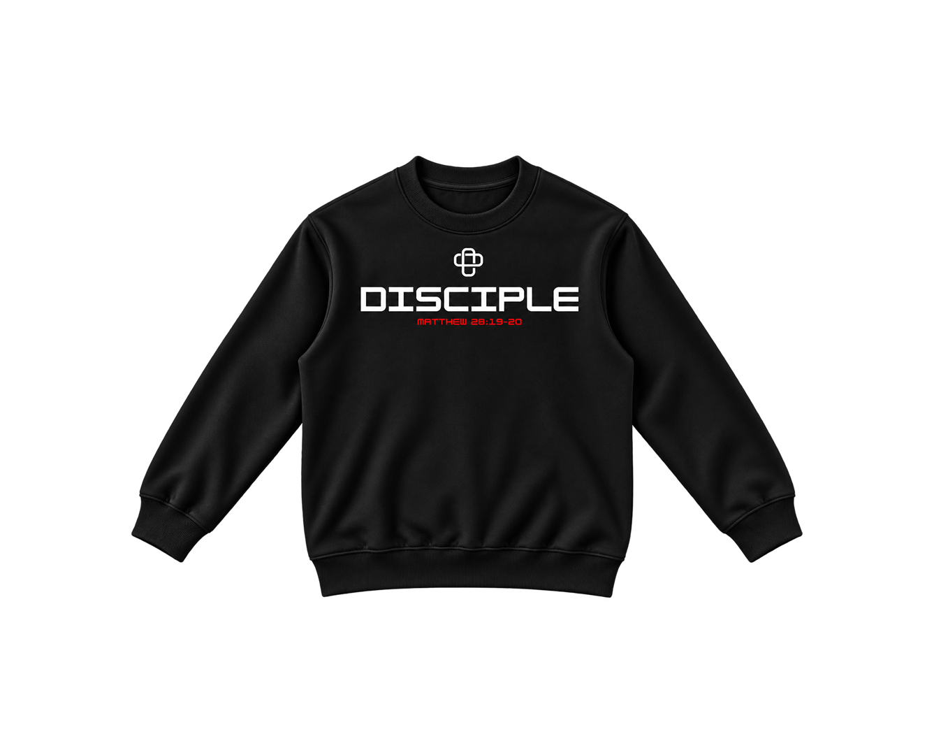 DISCIPLE (RED) — Crewneck Sweatshirt