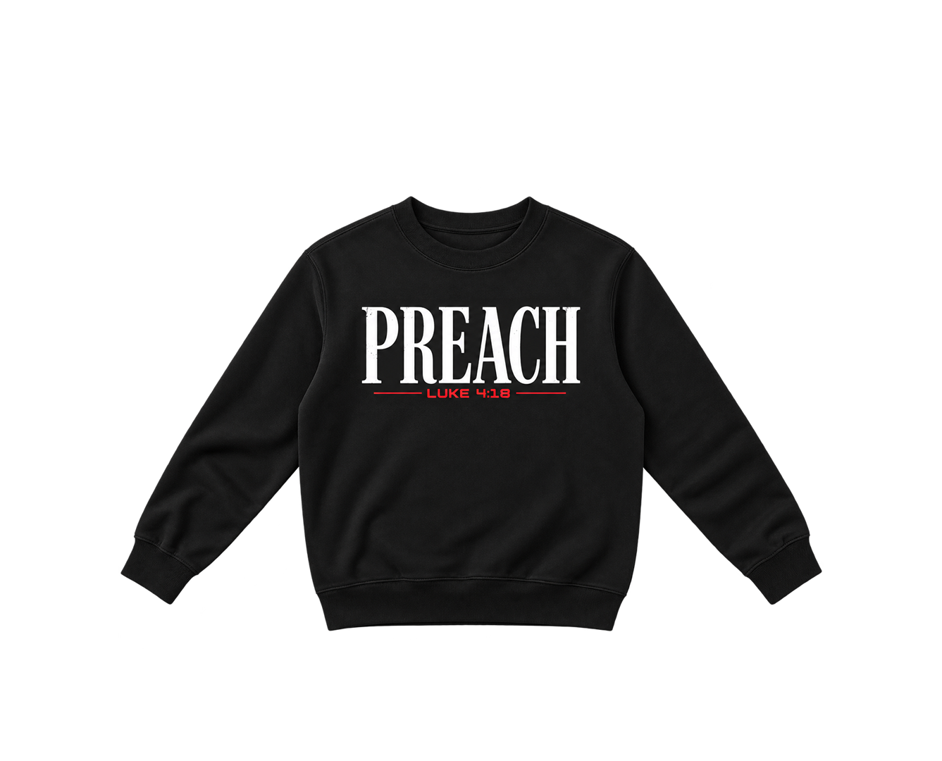 Preach (RED) — Crewneck Sweatshirt