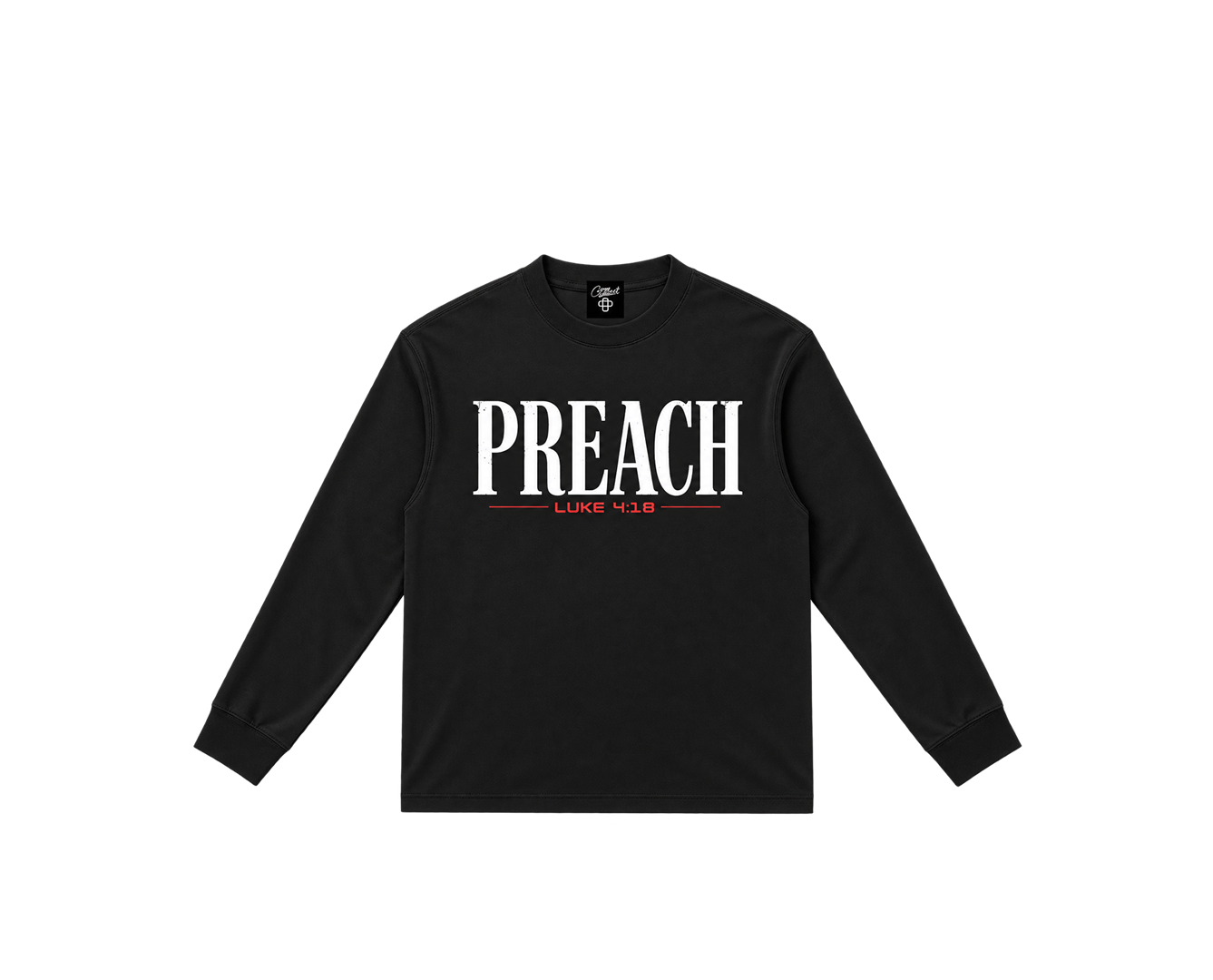 Preach (RED) — Long-Sleeve Tee