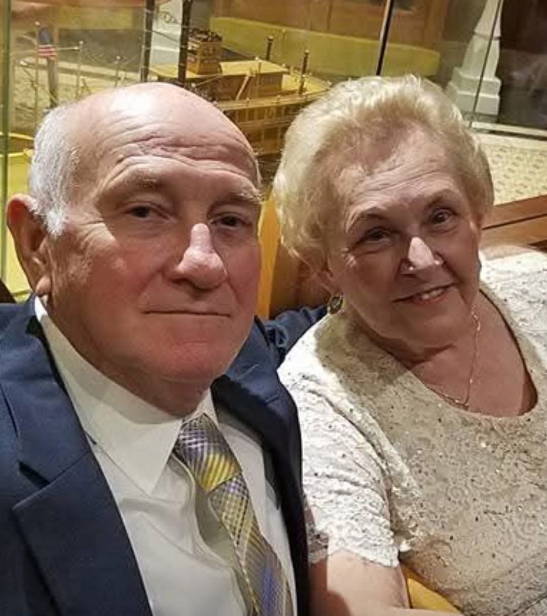 Mom and Dad on a family cruise.