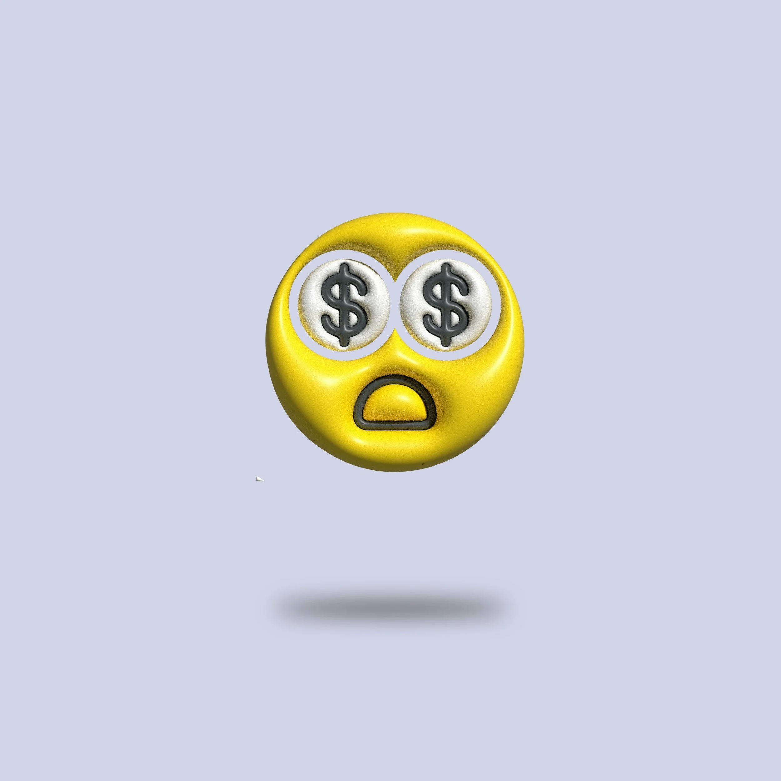A graphic illustrating a worried face emoji with dollar signs for eyes to illustrate how the cost of inefficient and poorly installed irrigation systems greatly outweighs optimizing a current irrigation system or installing a new system the right way