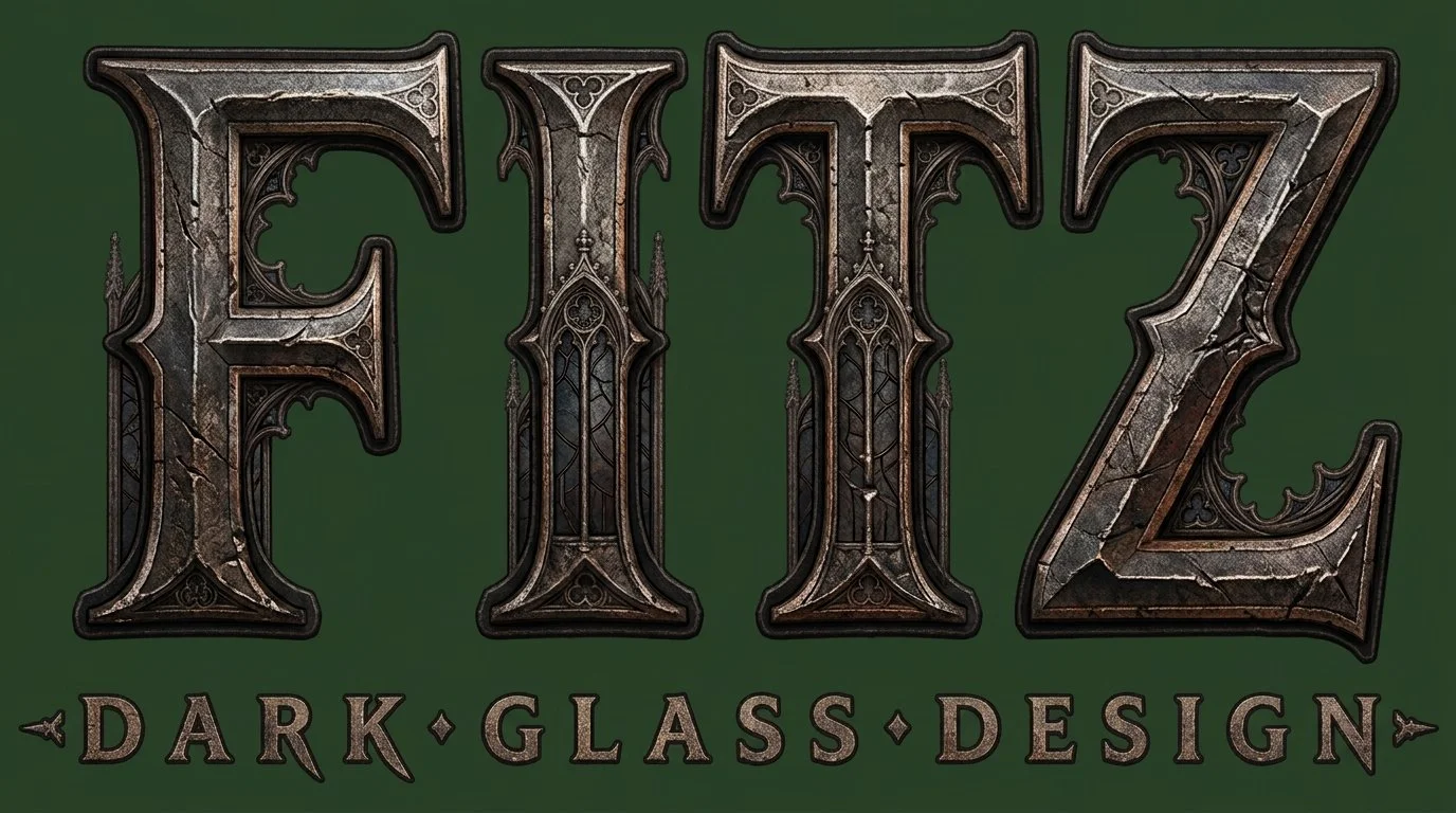 Fitz Dark Glass Design