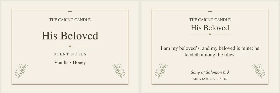 His Beloved — 16 oz Candle