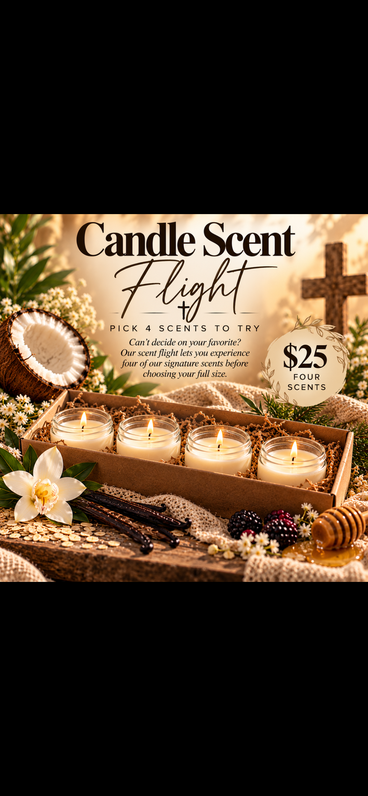 Candle Scent Flight — Pick 4