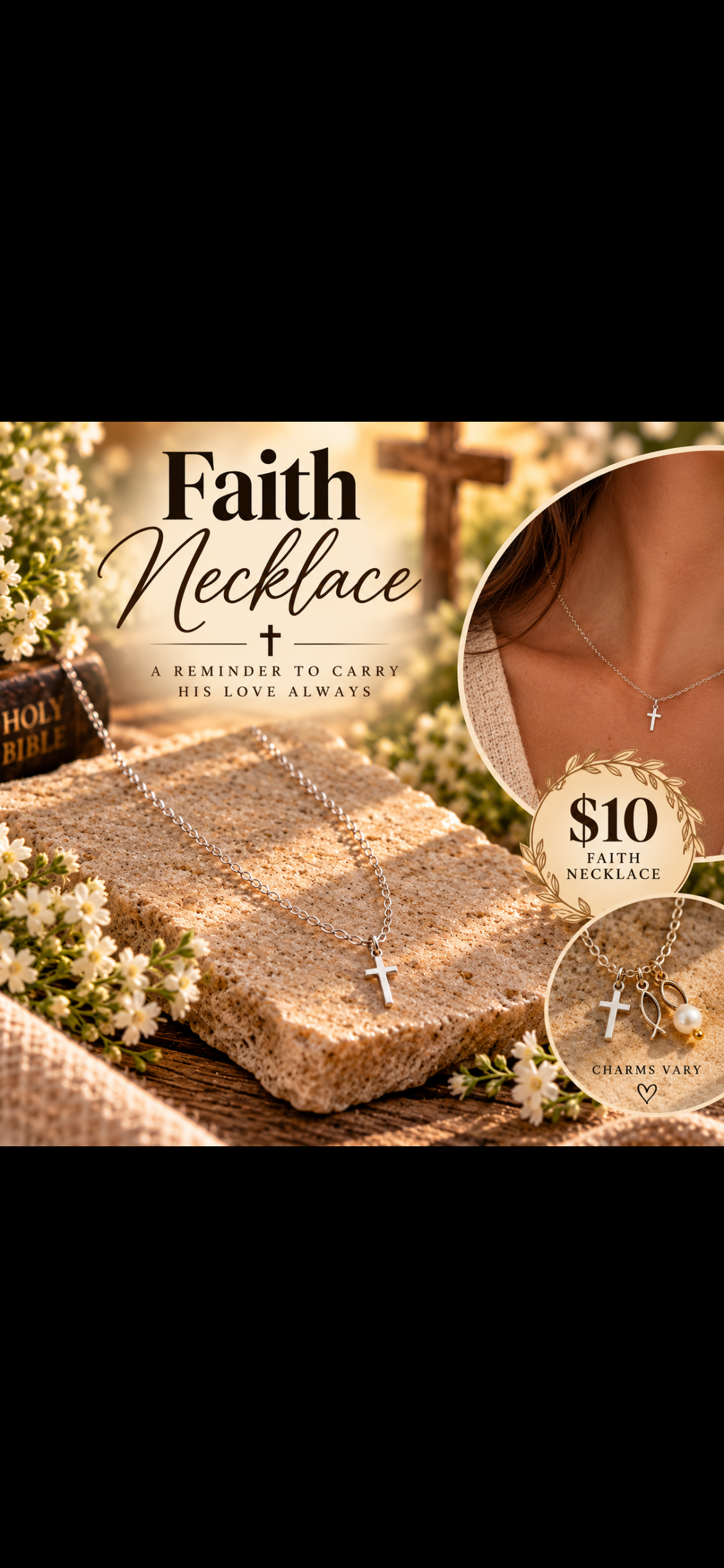 Silver Cross Necklace