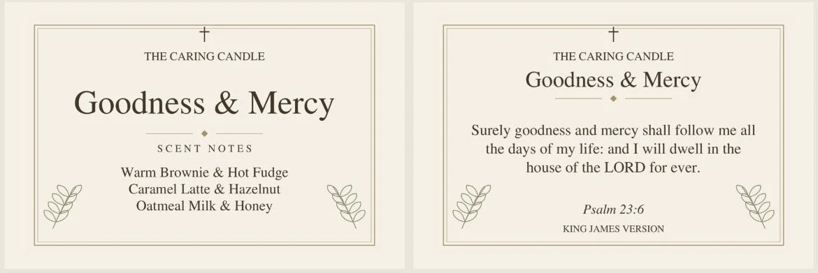 Goodness & Mercy — Candle