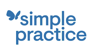 The logo of SimplePractice, a healthcare practice management software.