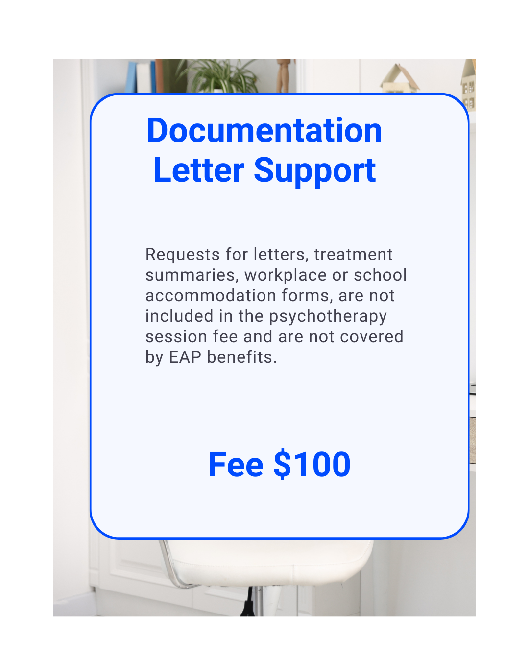 Therapy Fees