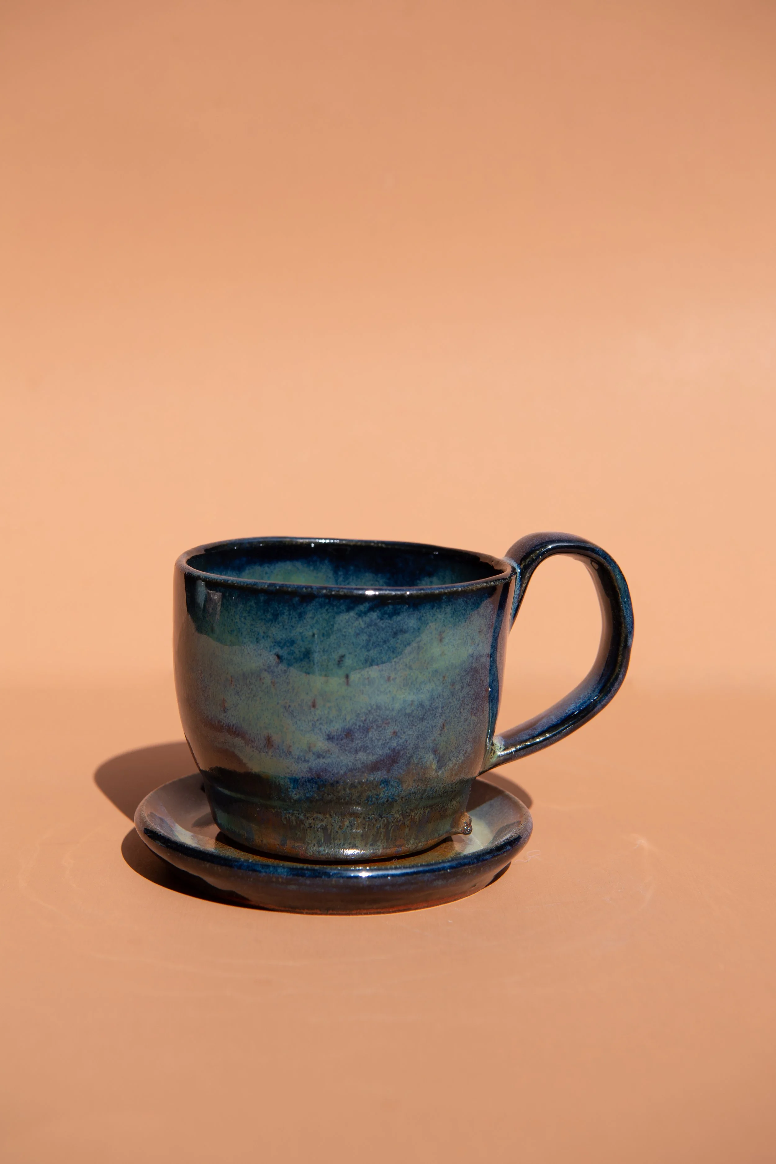 Cup & Saucer Blue