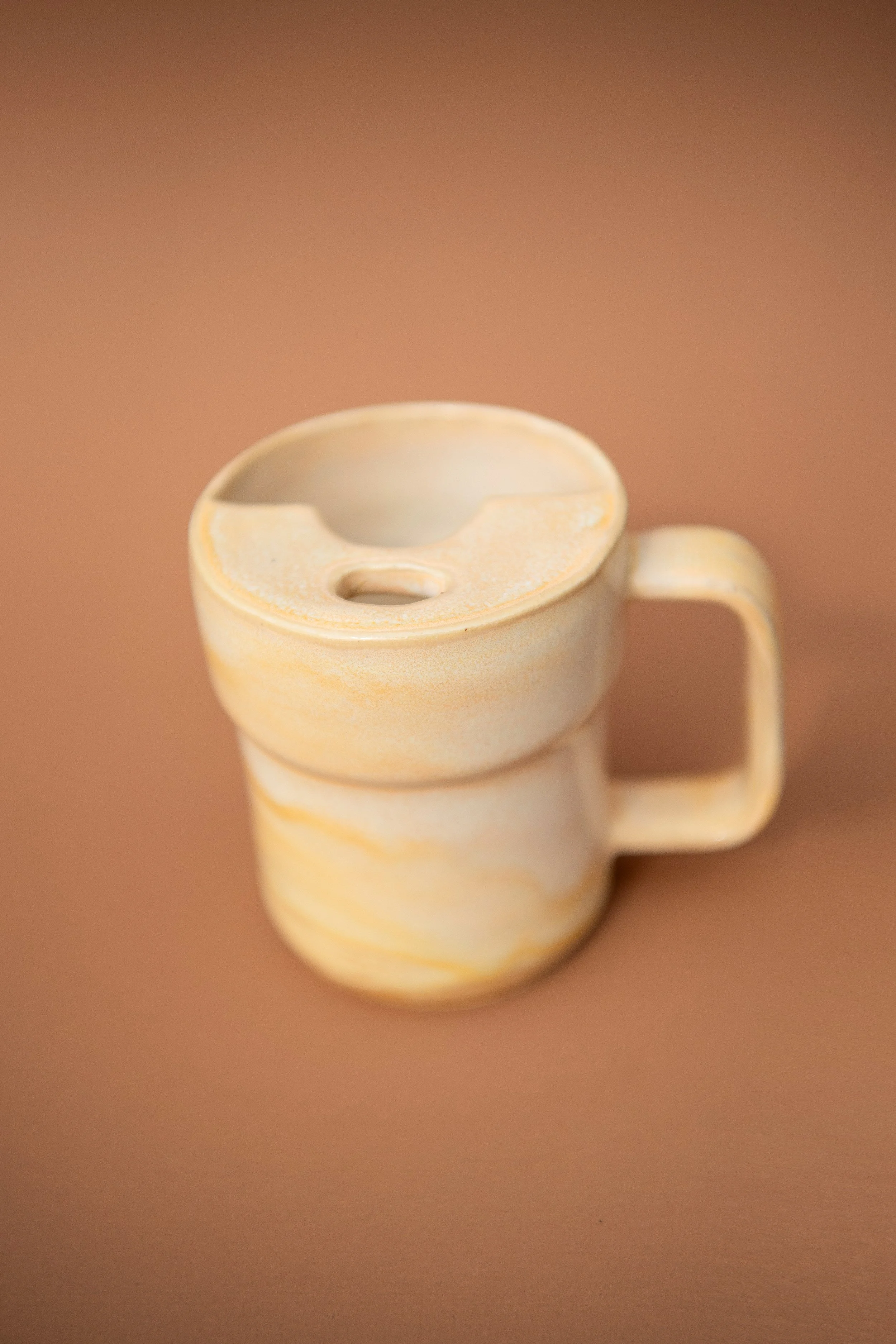 Espresso Yellow Travel Mug
