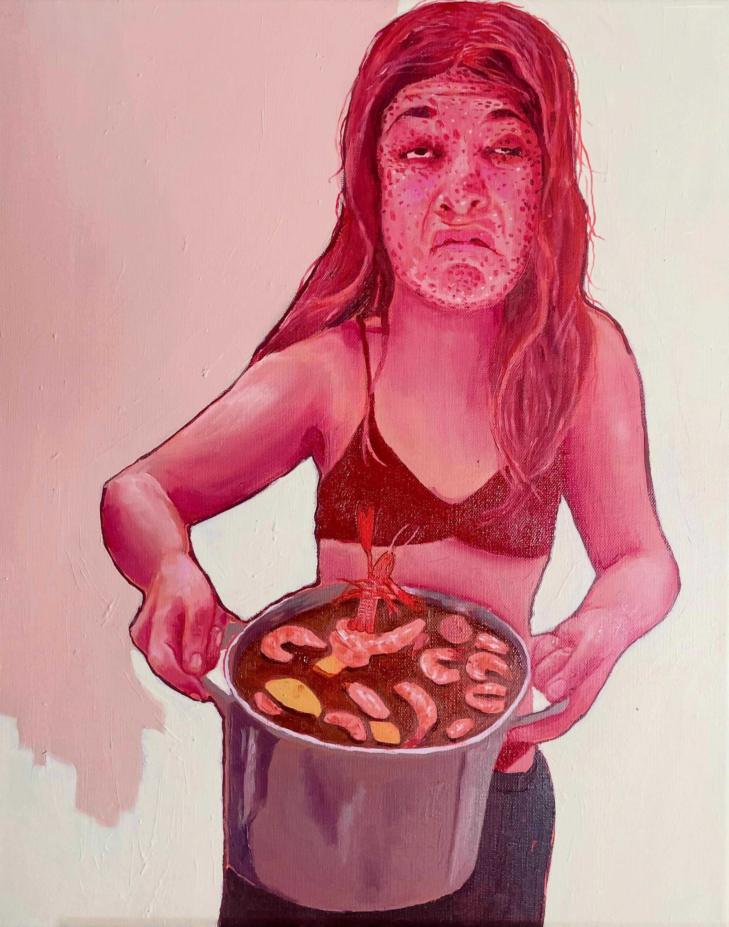 "The Boiling Point" Oil on Canvas, 16"x20", 2026
