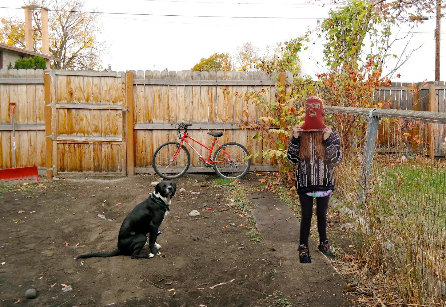 "Mudge and Tiahna" Digitally Manipulated Photograph, 2016