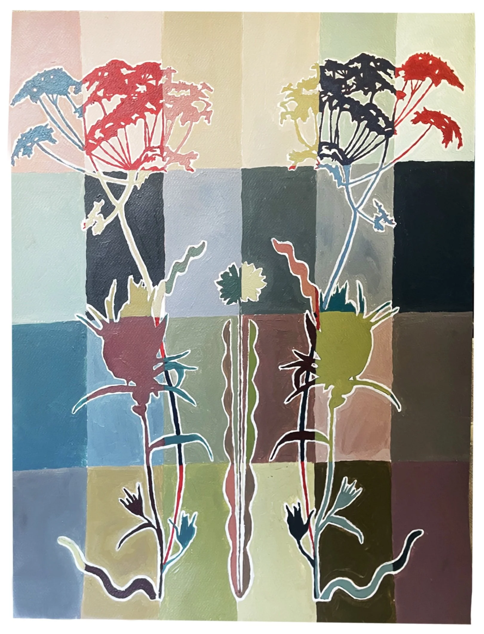"Backcountry Bloom", Oil on paper, 16"x20", 2025 