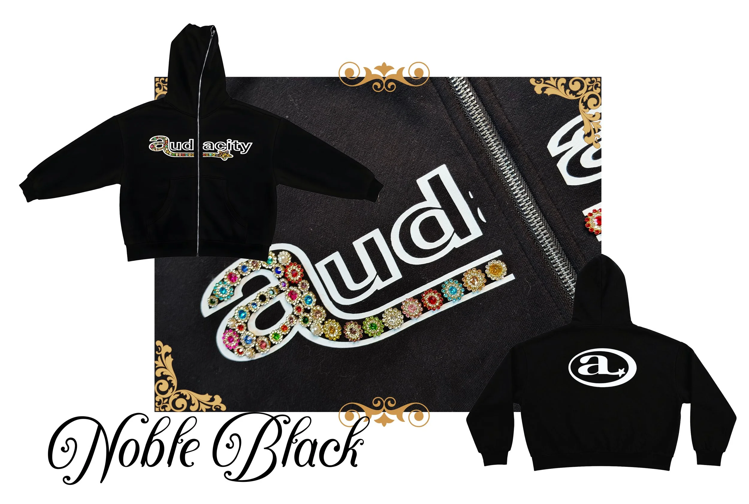 Noble Black Hoodie