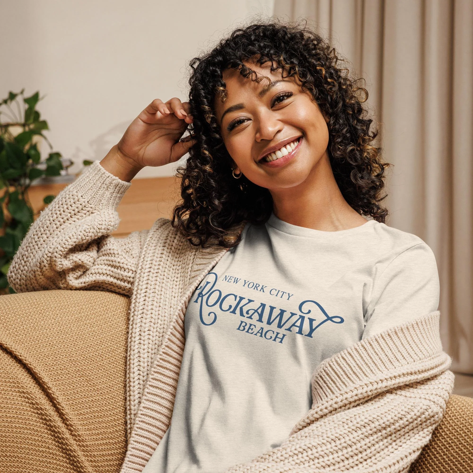 Rockaway Beach Women's Relaxed T-Shirt