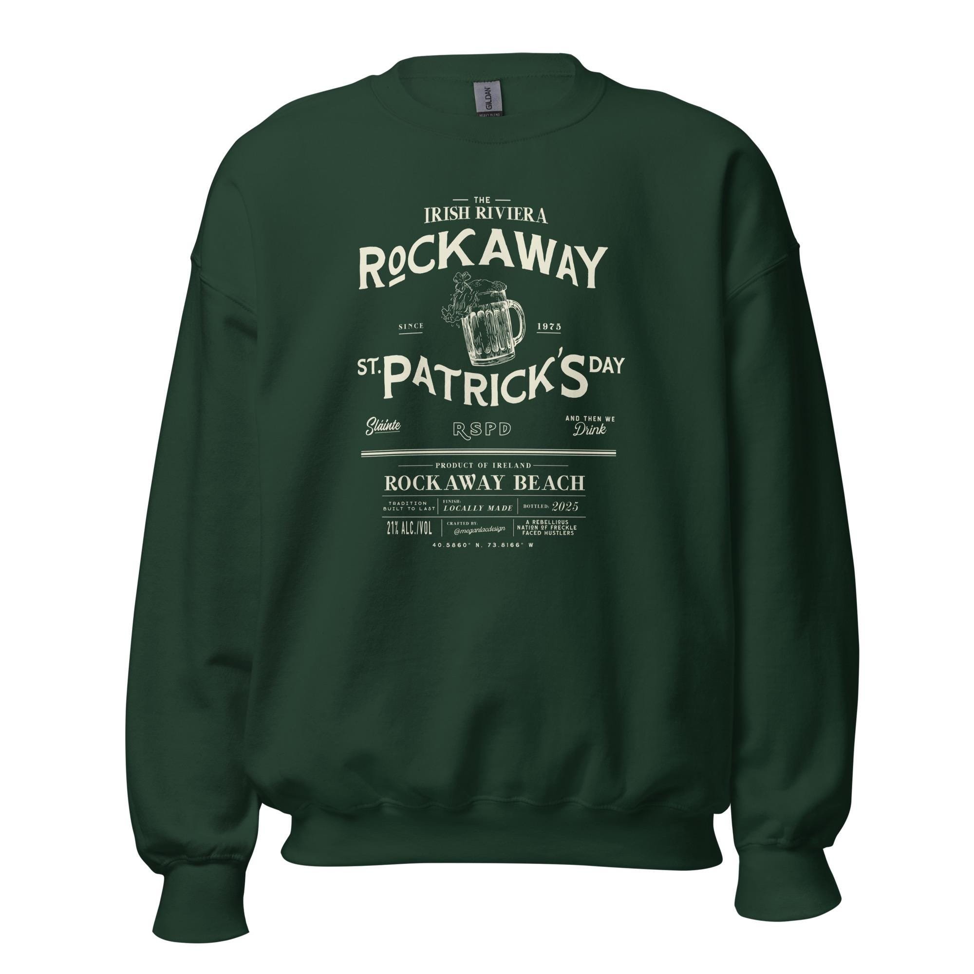 Classic Rockaway St. Paddy's Day Whiskey Inspired Crewneck