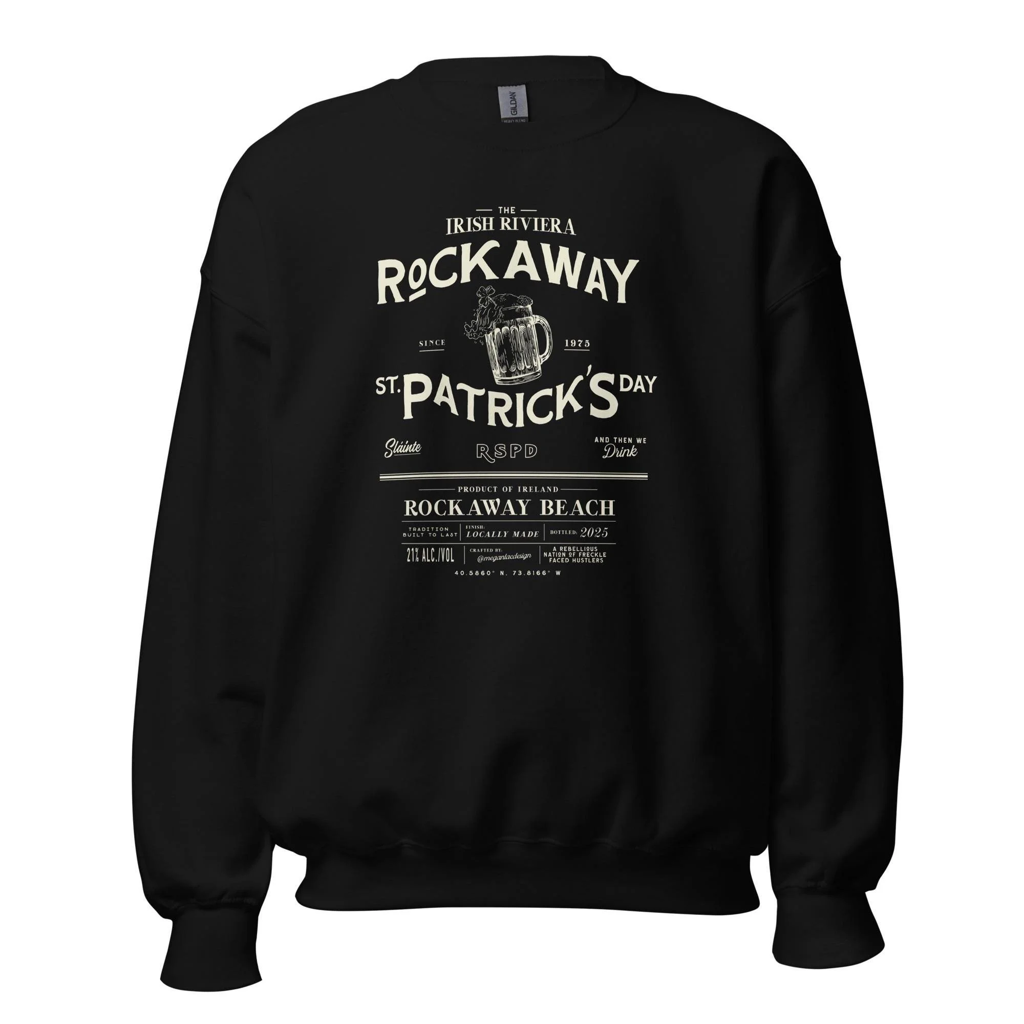 Classic Rockaway St. Paddy's Day Whiskey Inspired Crewneck