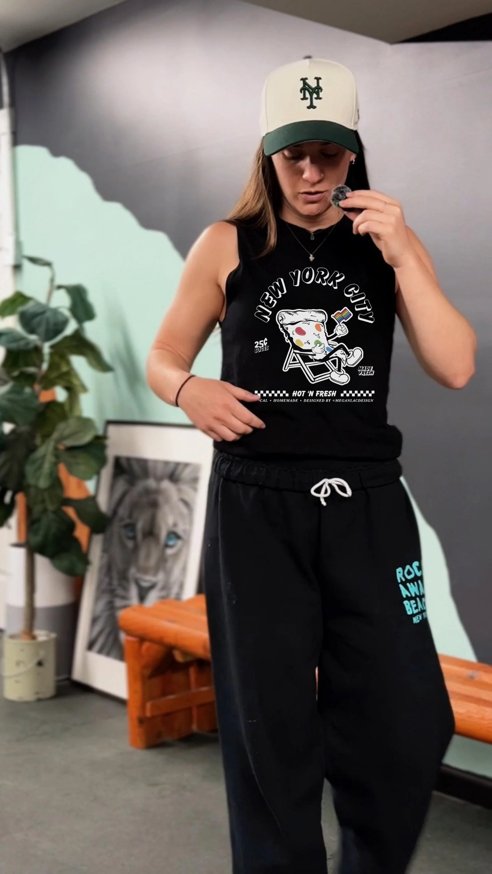 NYC Pride Pizza Shirt | Funny Pride Tee | Retro New York City Rainbow Graphic Tee | LGBTQ Outfit | Retro Pride Outfit Inspo