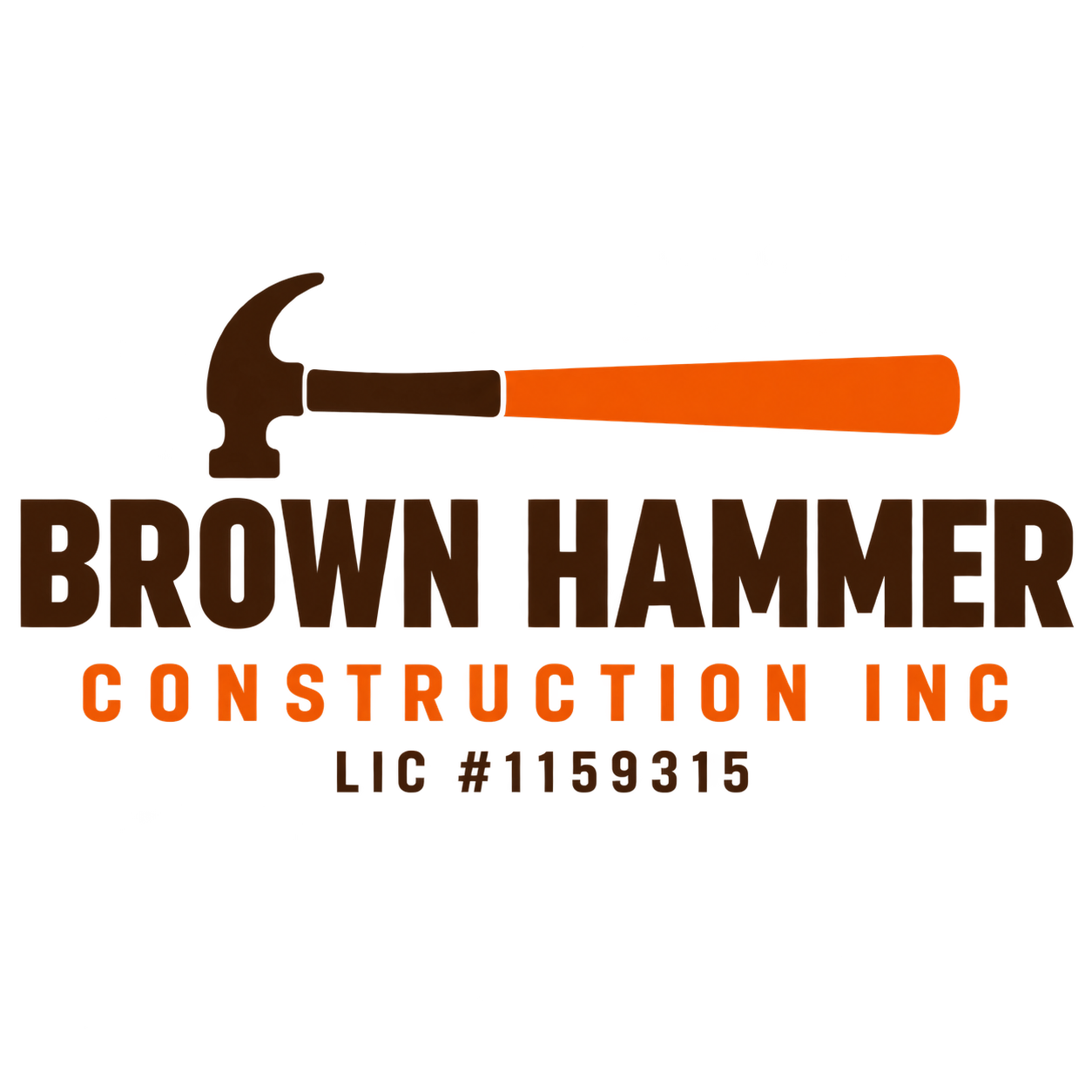 BROWN HAMMER CONSTRUCTION, INC. - LIC #1159315