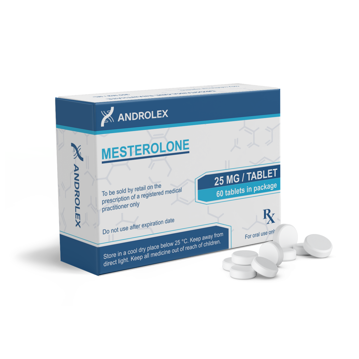 Androlex Mesterolone 25 mg/comp