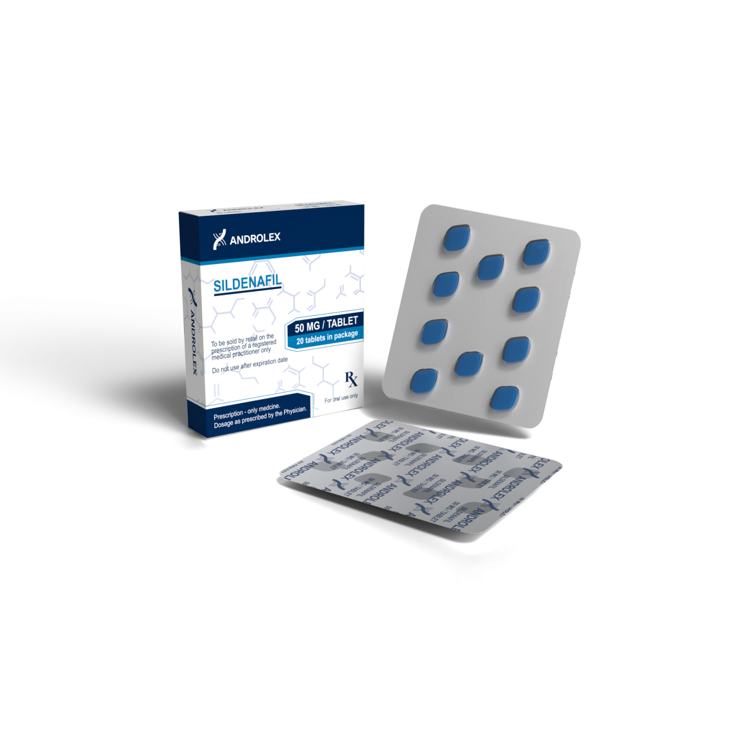 Androlex Sildenafil 50 mg Tablets