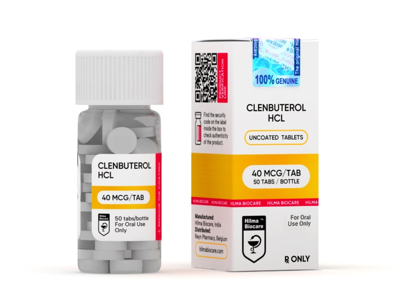 Clenbuterol 40mcg 50 Tablets