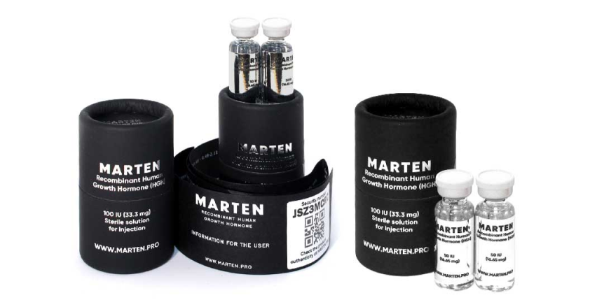 HGH Somatropin Liquid 100UI (50IUx2 vials) – Marten