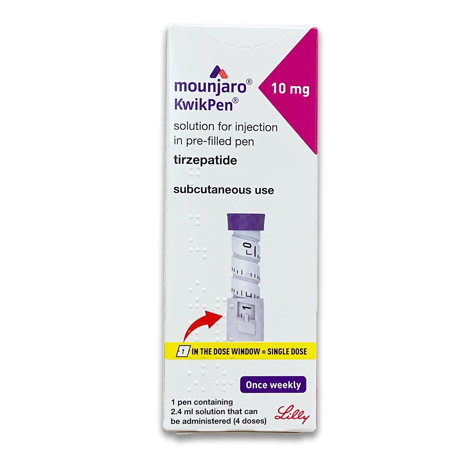 Mounjaro 10mg/0.6ml Pre-filled Pen 2.4ml (Tirzepatide)