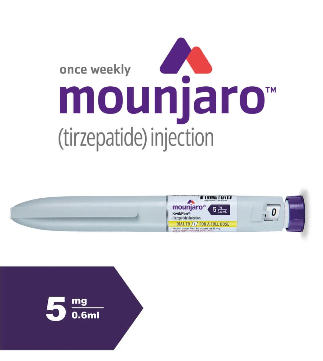 Mounjaro 5mg/0.6ml Pre-filled Pen 2.4ml (Tirzepatide)