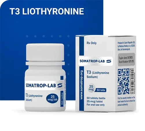 T3 (Liothyronine sodium) 25mcg/tab 50 Tabs