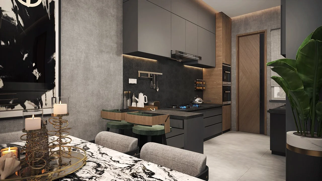 Furnished Kitchen Dream Gardens