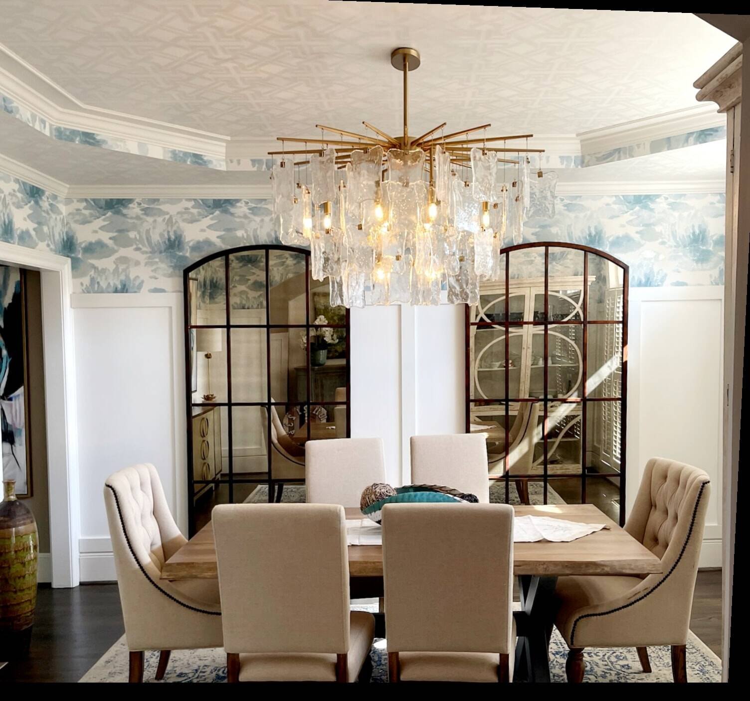 Dining room designed by Bonnie Boyette Designs