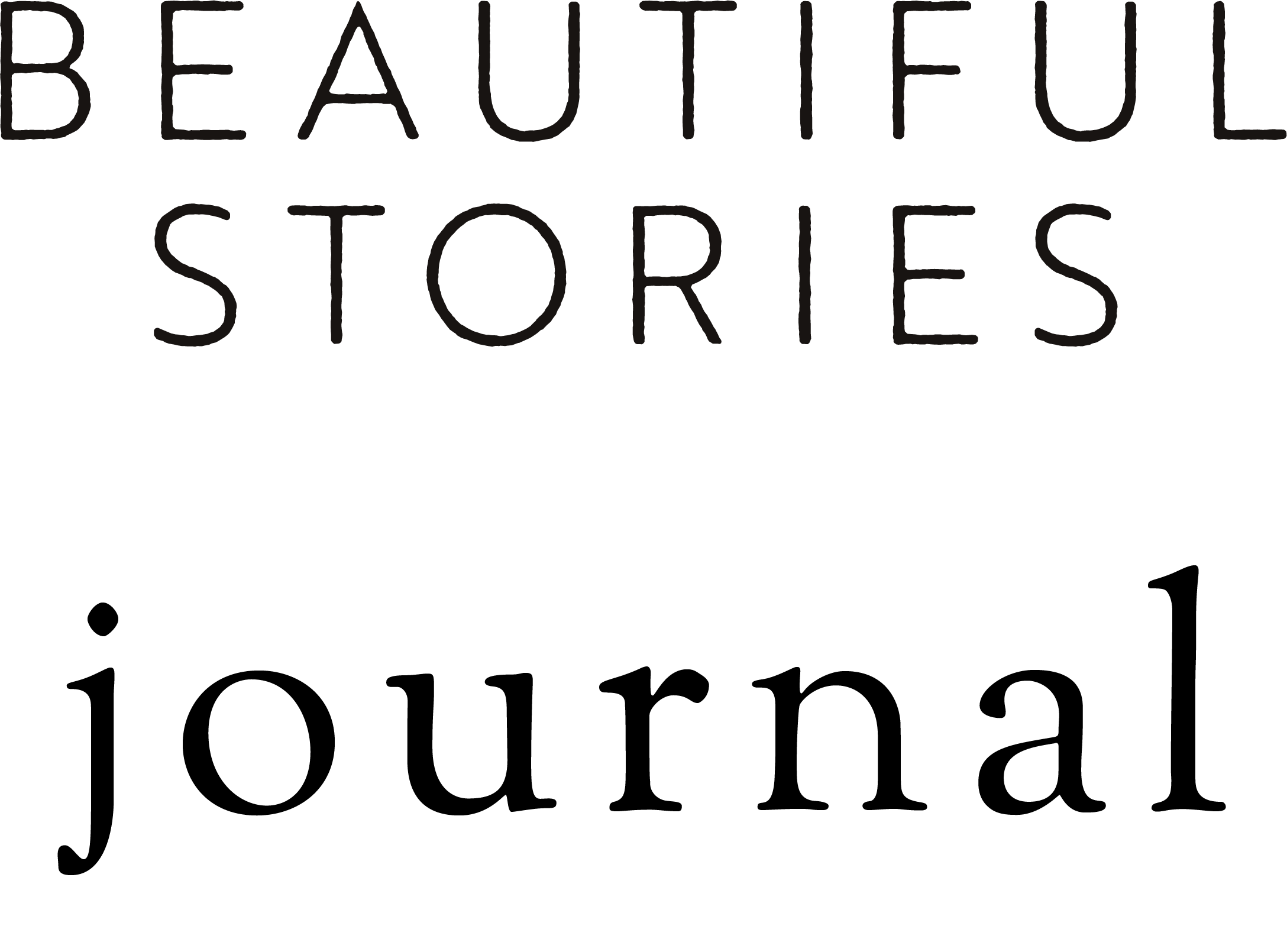 Image of a black background with the phrase 'BEAUTIFUL STORIES' written in large, thin, uppercase letters, with the word 'BEAUTIFUL' on top and 'STORIES' below.
