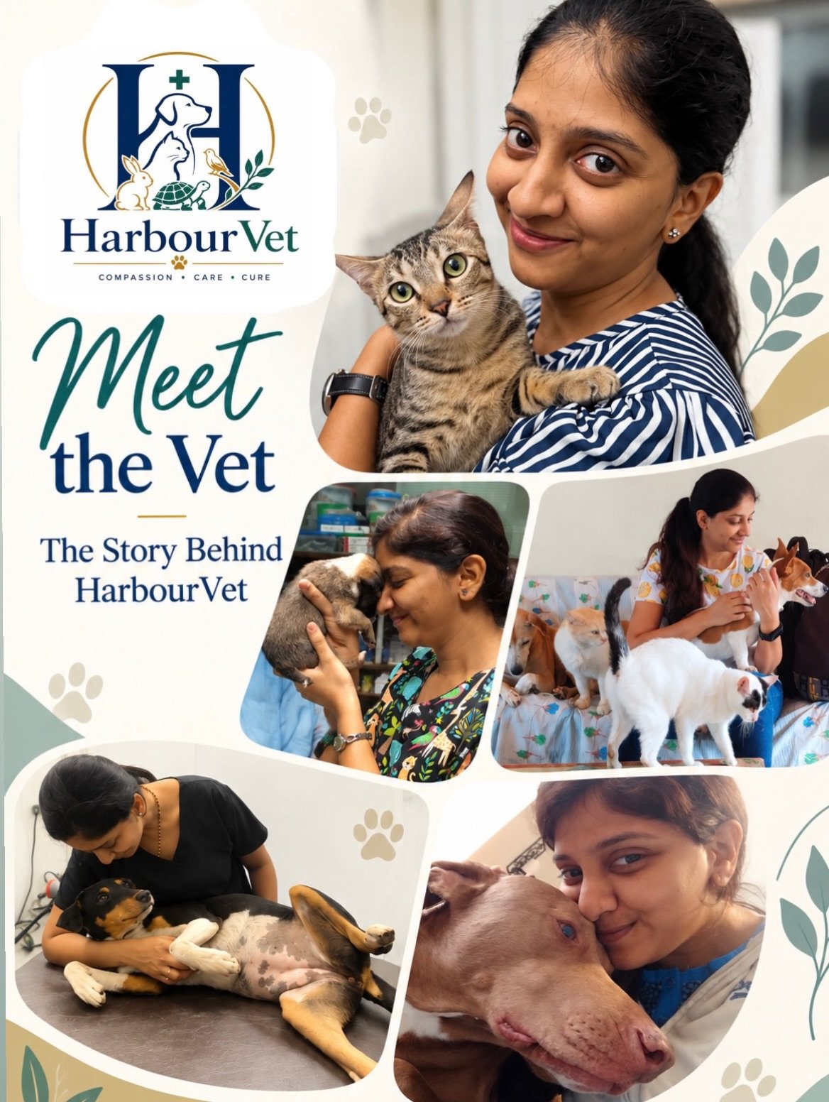 Meet the Vet behind HarbourVet. 🐾

After 11 years of caring for animals, Dr Trisha Dsouza realised that being a good veterinarian is about much more than treating illness.

It&rsquo;s about listening carefully.
It&rsquo;s about looking at the whole 